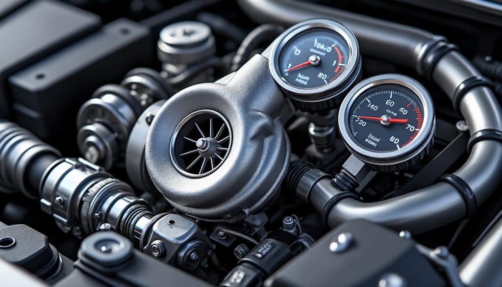 découvrez les causes et solutions lorsque la régulation de la pression de suralimentation atteint ou dépasse la limite de régulation, afin d'assurer un fonctionnement optimal de votre moteur.