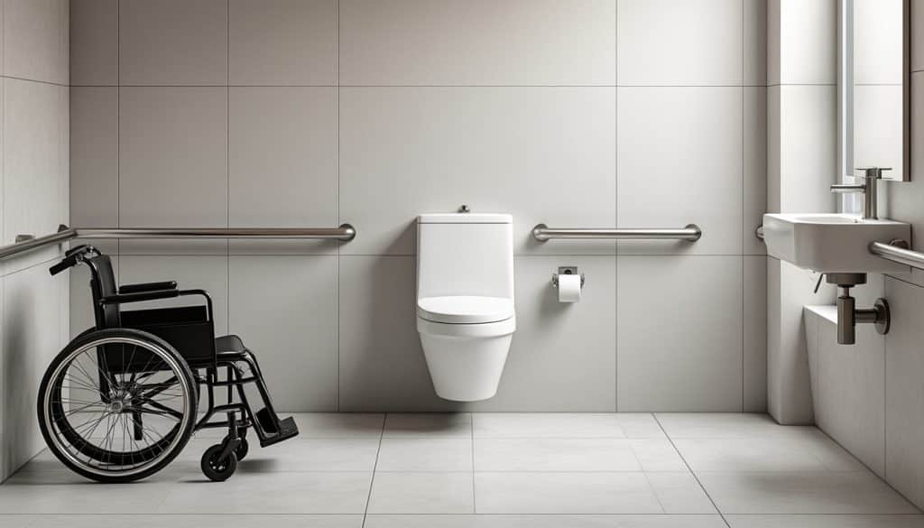 découvrez les cotes et dimensions à respecter pour aménager des sanitaires pmr accessibles, conformes aux normes et confortables pour tous.